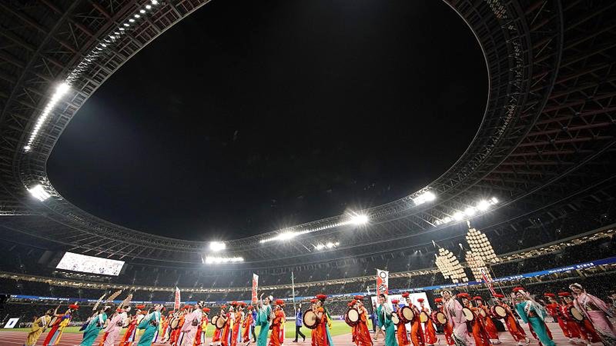 2020 Yaz Olimpiyatlarının ev sahibi Tokyo yeni olimpiyat stadına kavuştu