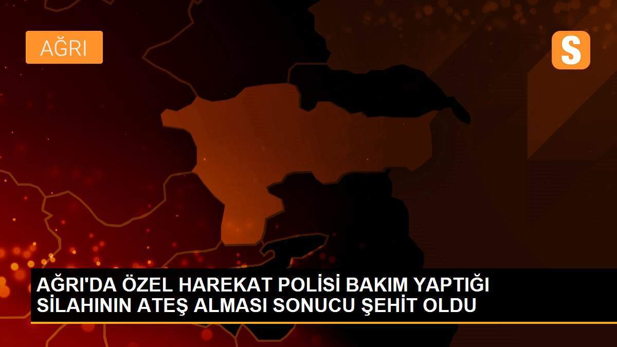 AĞRI\'DA ÖZEL HAREKAT POLİSİ BAKIM YAPTIĞI SİLAHININ ATEŞ ALMASI SONUCU ŞEHİT OLDU