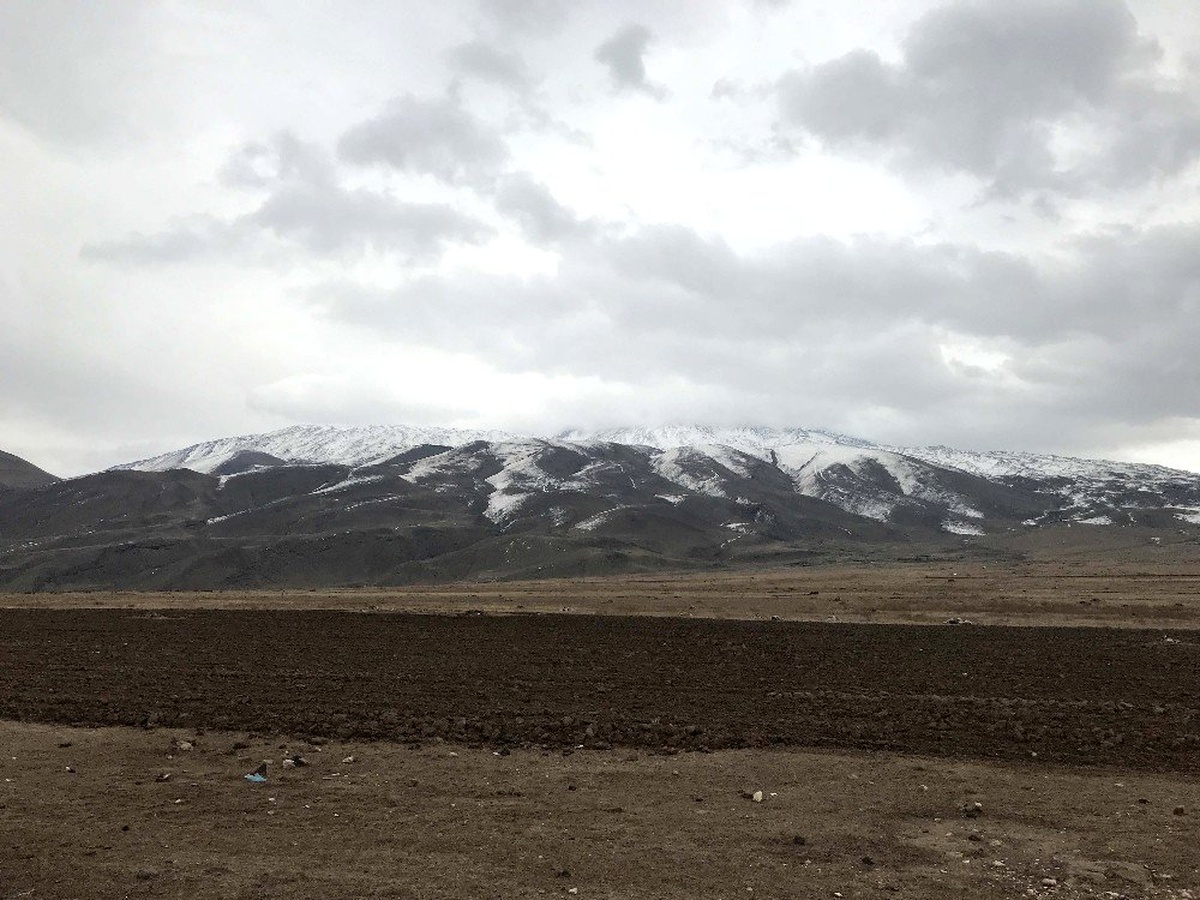 Ağrı Dağı ve eteklerine kar yağdı