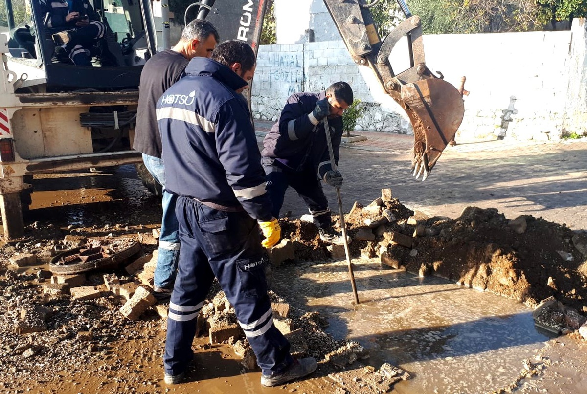 Altyapı hatlarında temizlik çalışmaları sürüyor