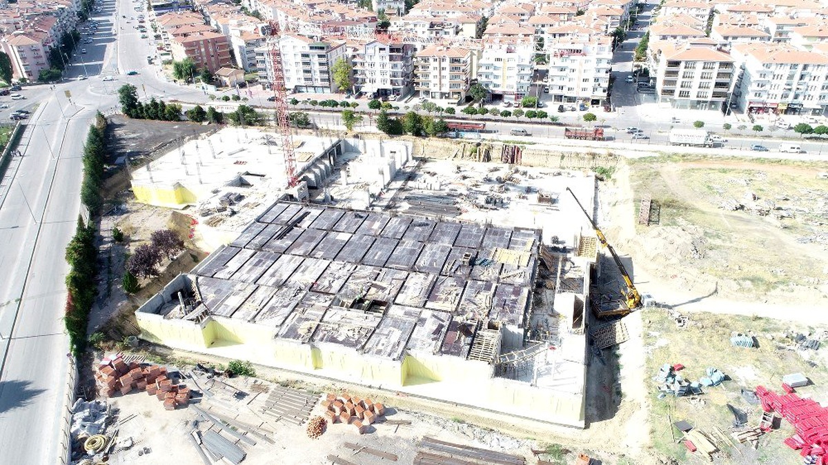 Ankara\'nın en büyük Kültür ve Kongre Merkezi\'nin yüzde 20\'si tamamlandı
