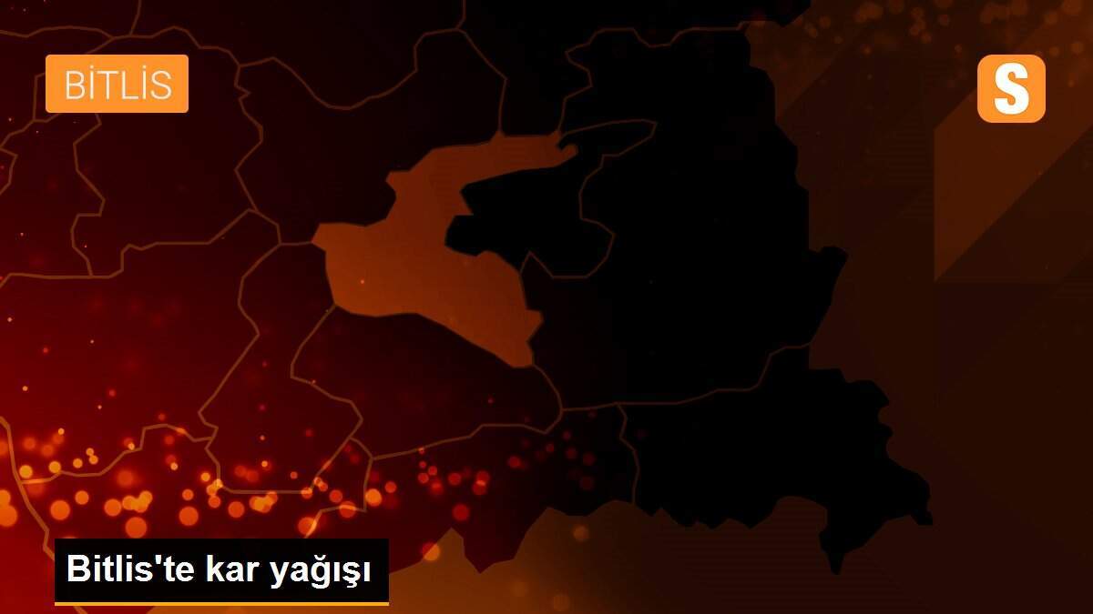 Bitlis\'te kar yağışı