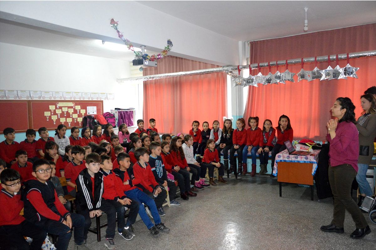 Havza\'da ilkokul öğrencilerine engellilerle ilgili seminer