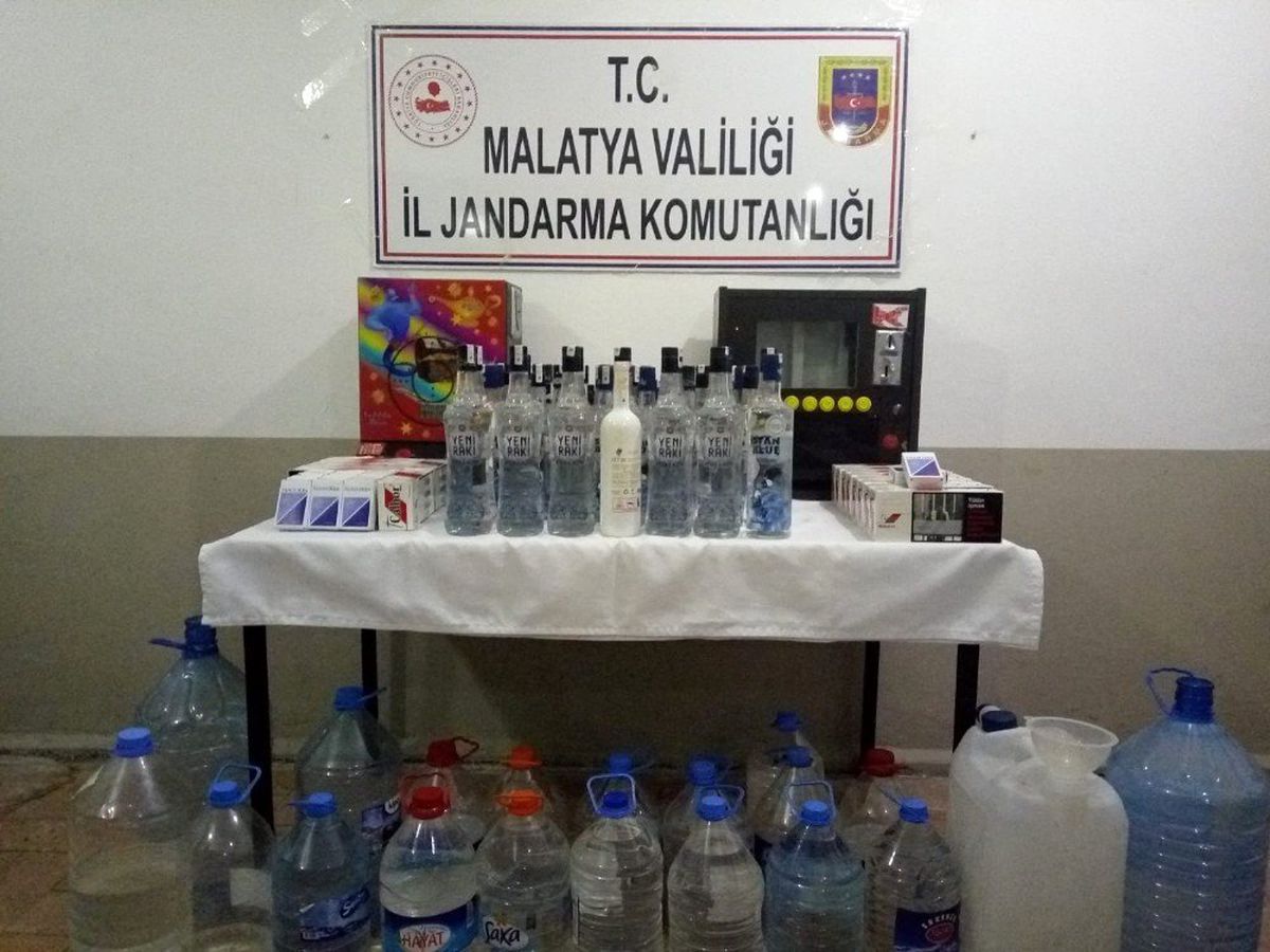 Malatya\'da sahte içki operasyonu