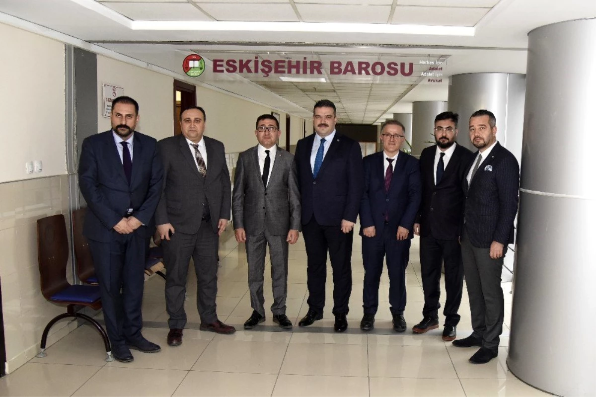 Rektör Çomaklı\'dan Eskişehir Baro Başkanı Av. Mustafa Elagöz\'e ziyaret