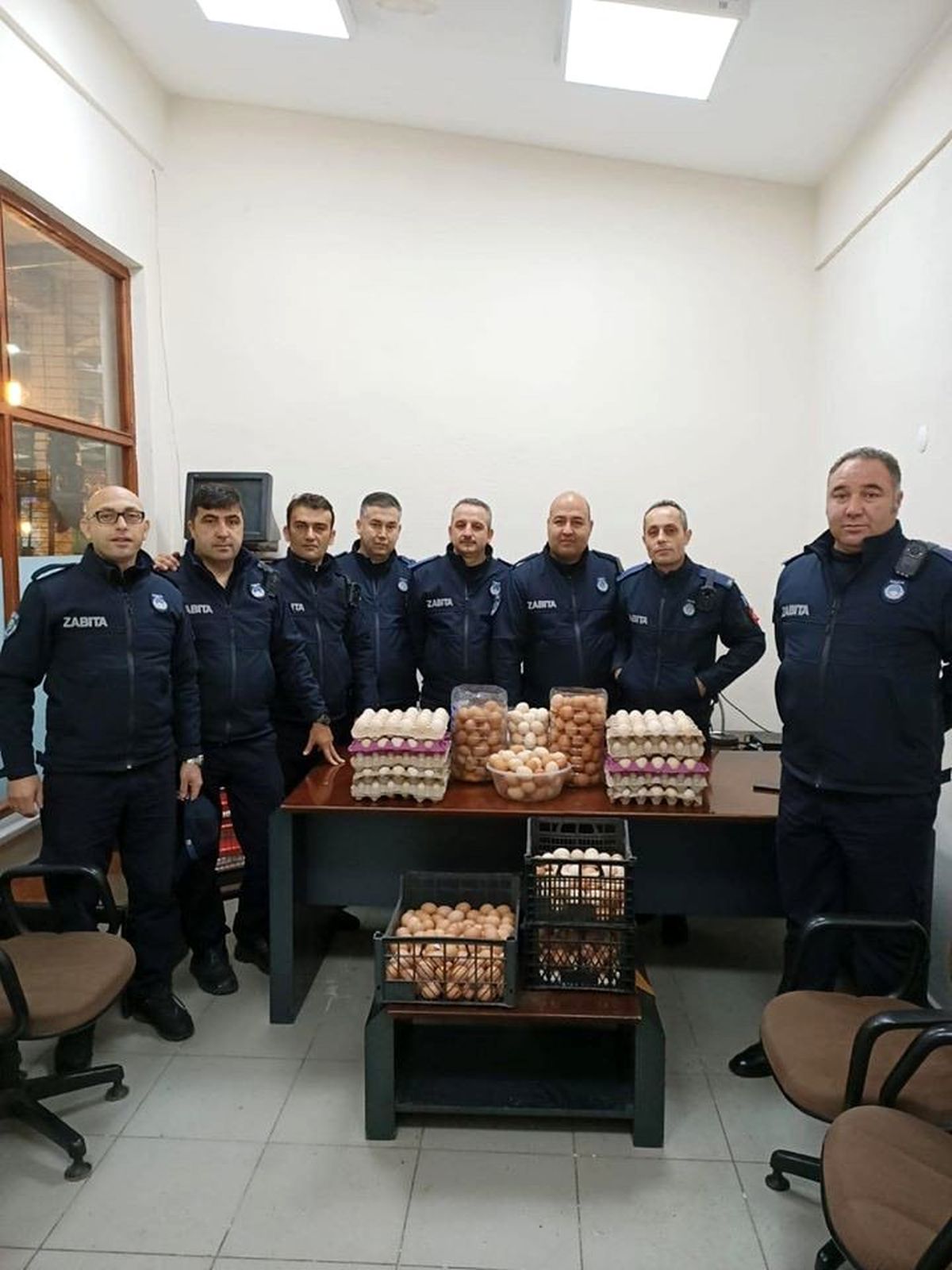 Zabıta ekipleri bu defa köy yumurtalarını denetledi