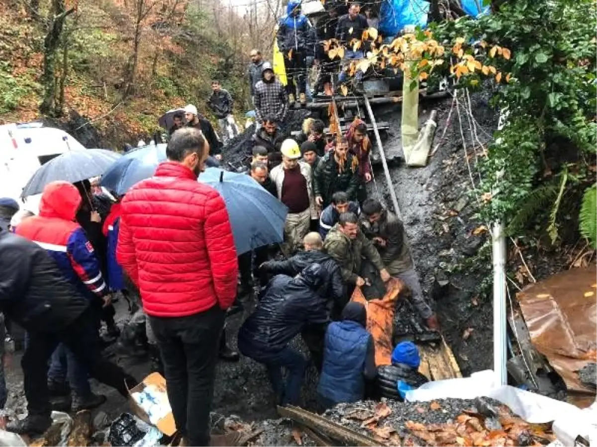 Zonguldak\'ta kaçak ocakta patlama: 1 işçi öldü, 1 işçi mahsur (4)