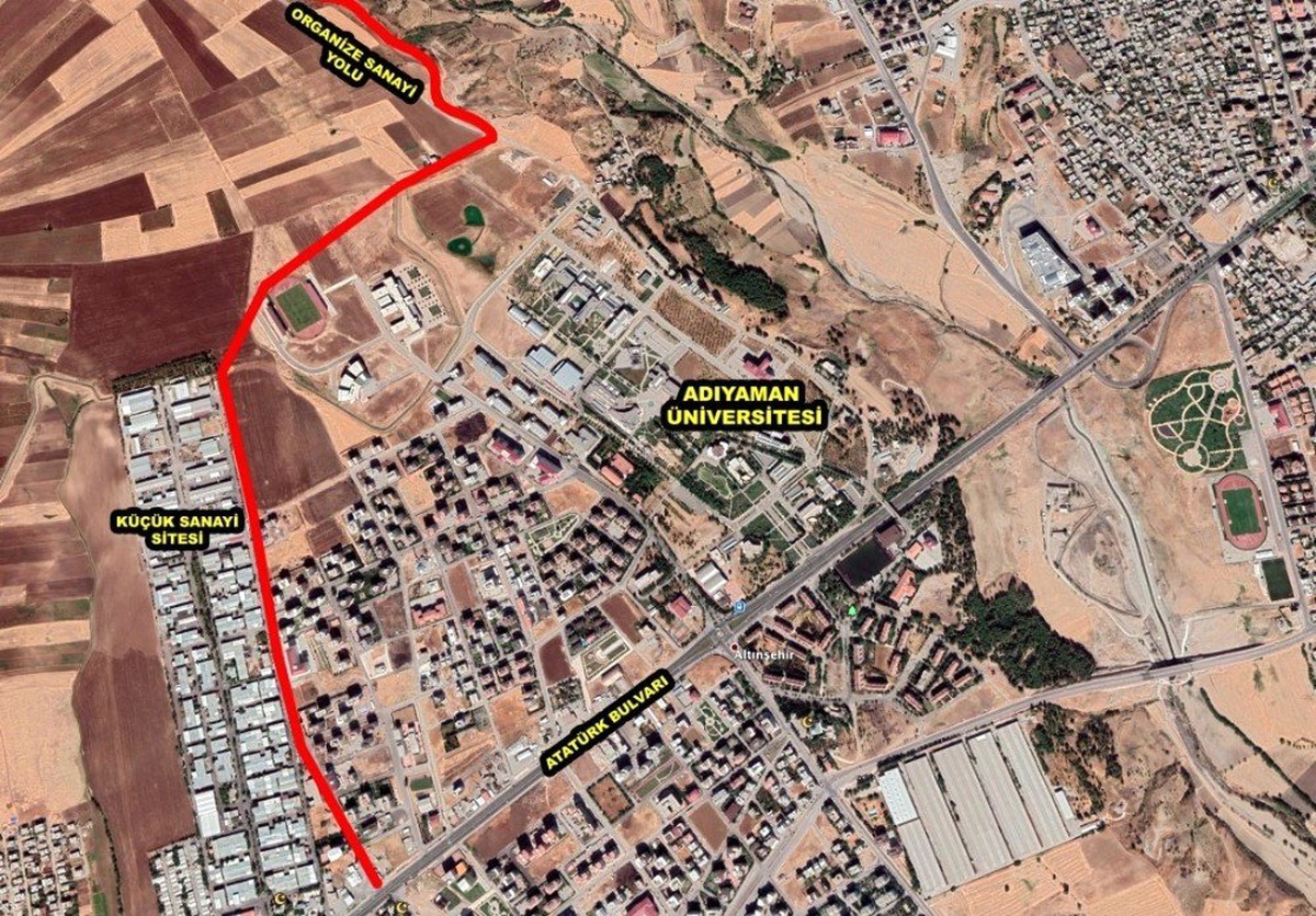 Altınşehir\'de alternatif yol çalışması yapılıyor