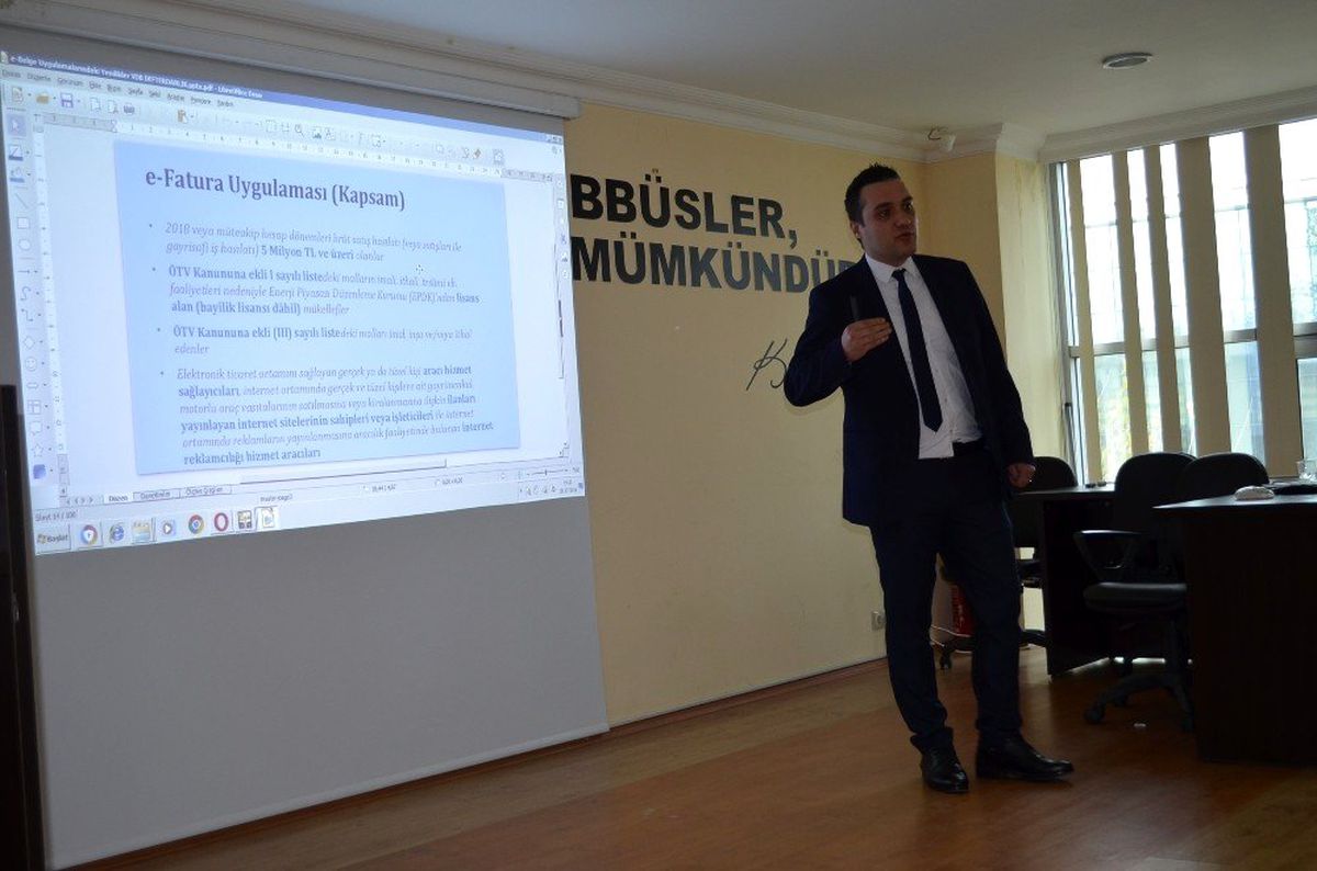 Didim esnafına elektronik belgeleme eğitimi