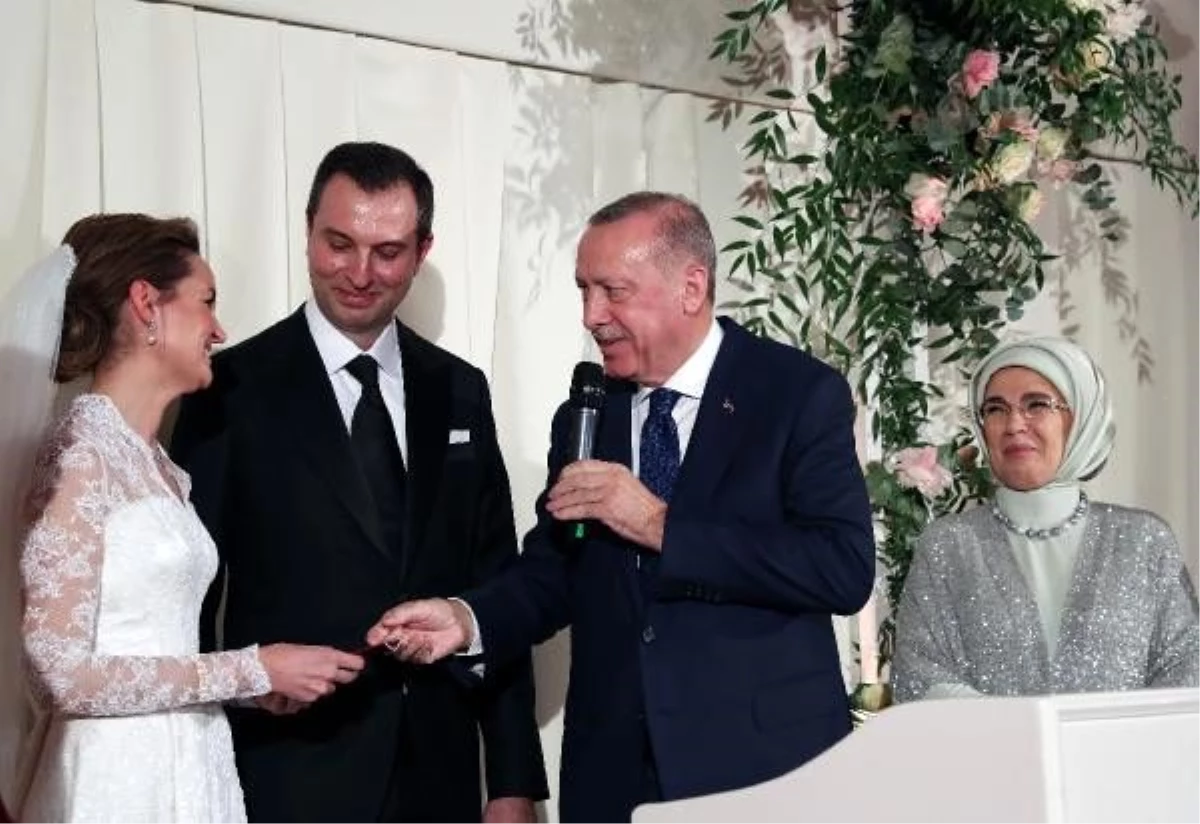 Erdoğan Bakan Akar\'ın oğlunun nikahında şahitlik yaptı