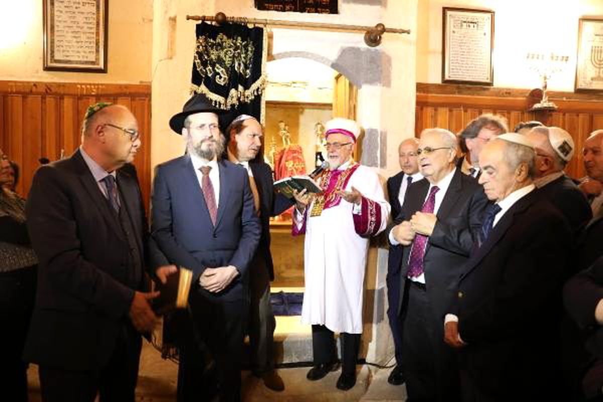 Gaziantep Sinagogu 40 yıl sonra Hanuka Bayramı\'nda açıldı