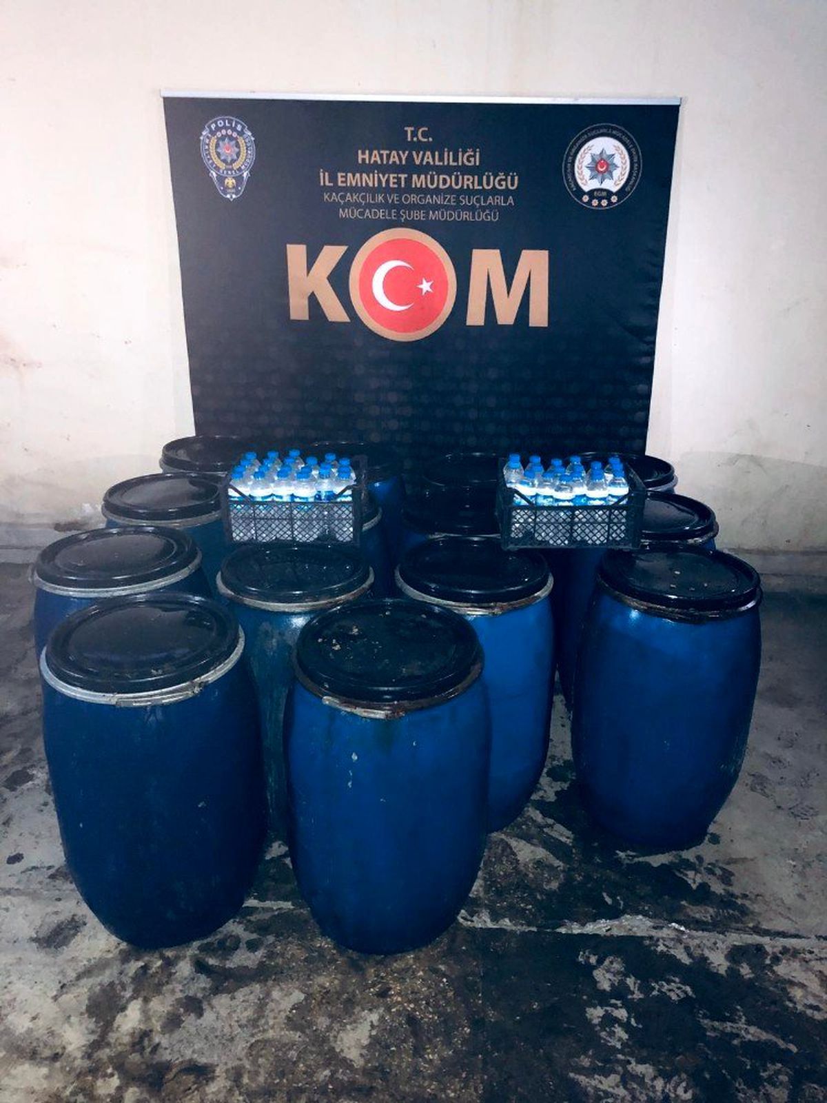Hatay\'da kaçak içki operasyonu