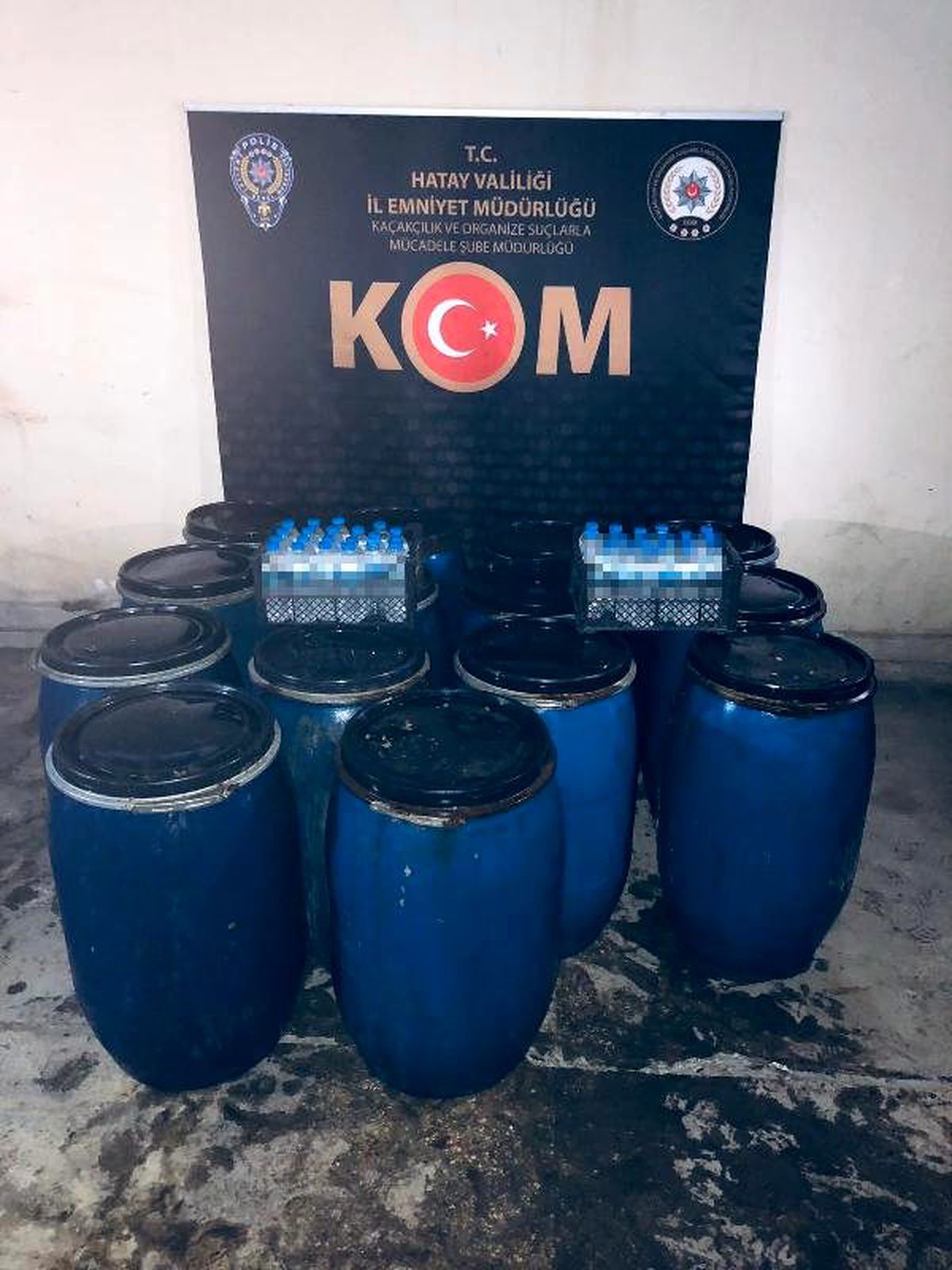 Hatay\'da, yılbaşı öncesi sahte içki operasyonu