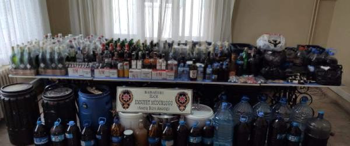 Kırklareli\'de sahte içki operasyonu: 8 gözaltı
