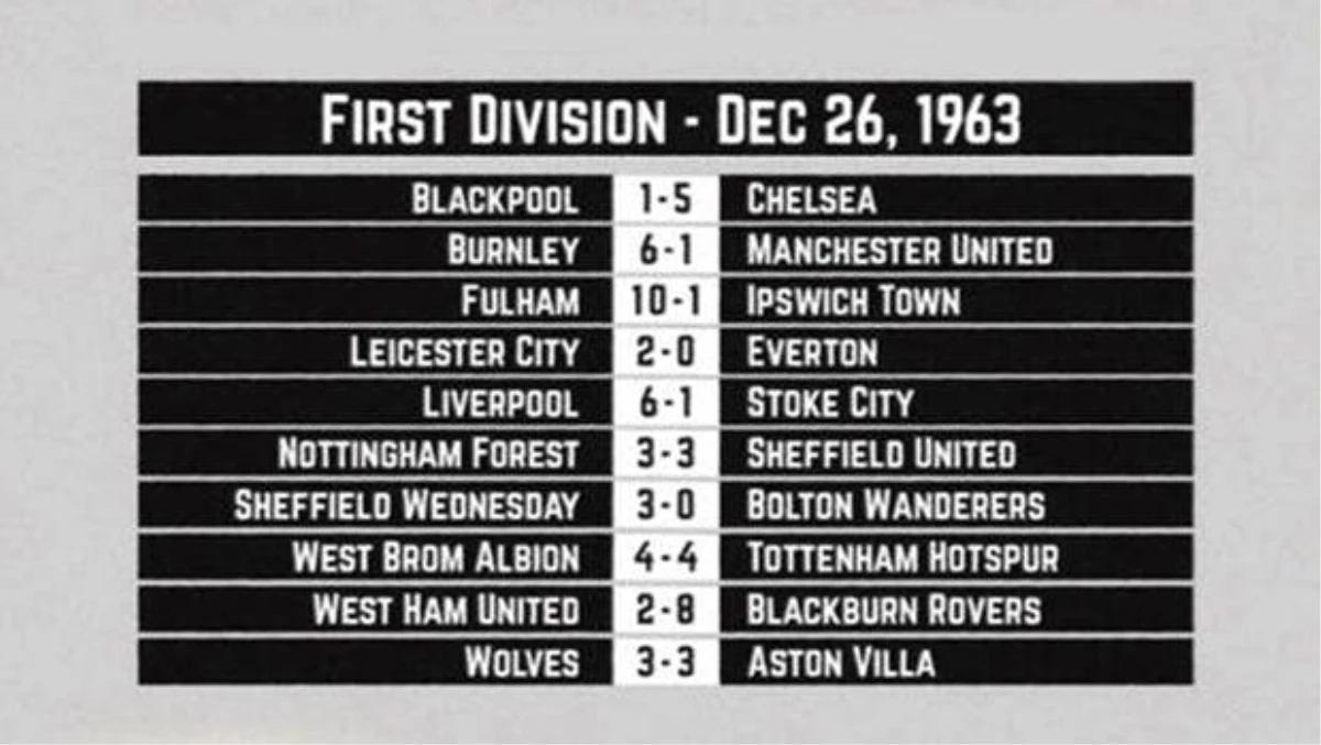 Premier Lig\'de "Boxing Day" coşkusu! 56 yıl önce bugün...
