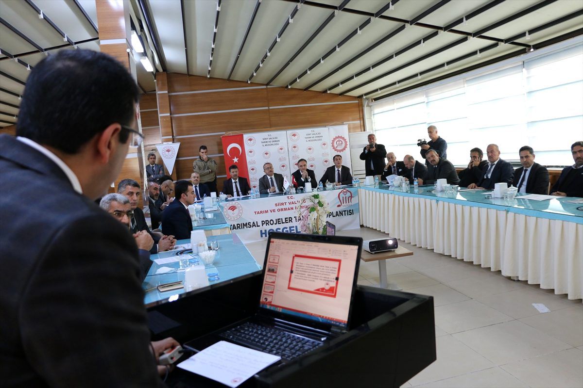 Siirt\'te tarımsal yatırım ve değerlendirme toplantısı