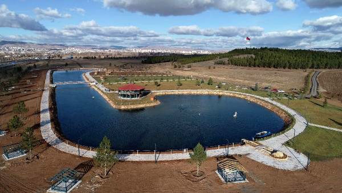 Üniversite yerleşkesindeki bataklık, park oldu