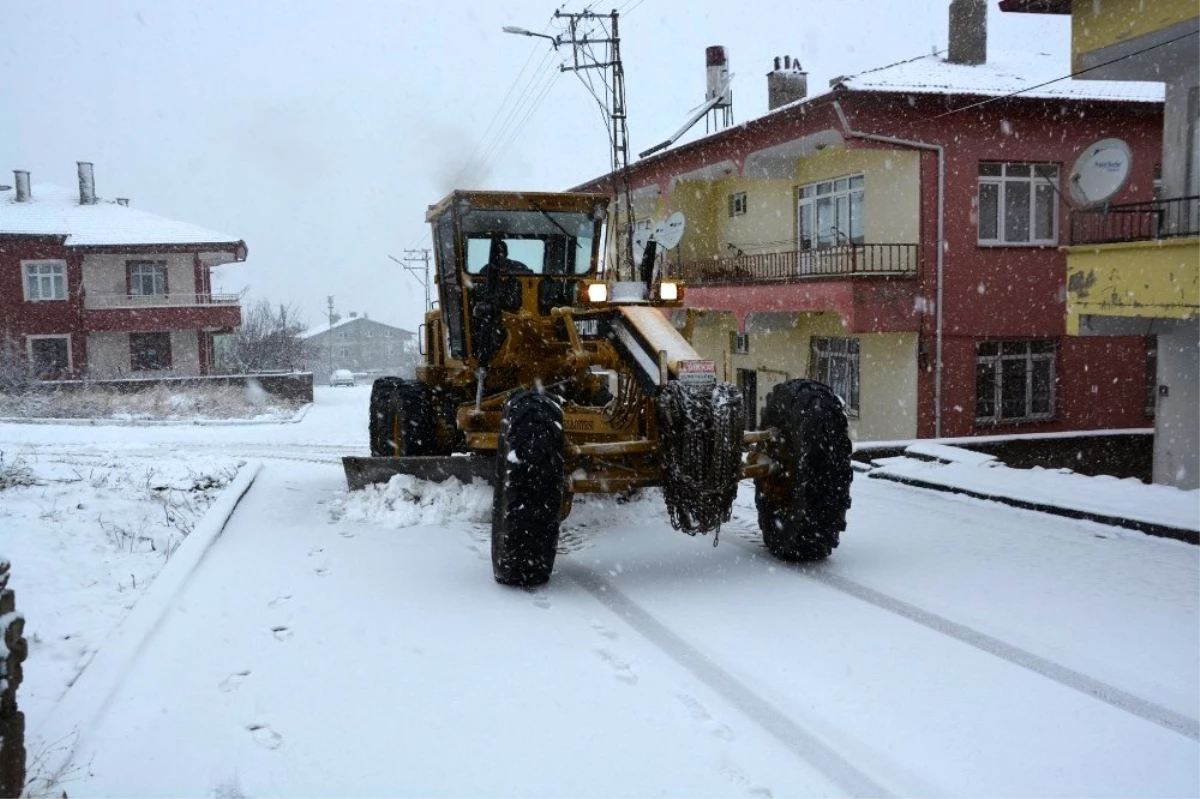 Yozgat\'ta karlı mücadele