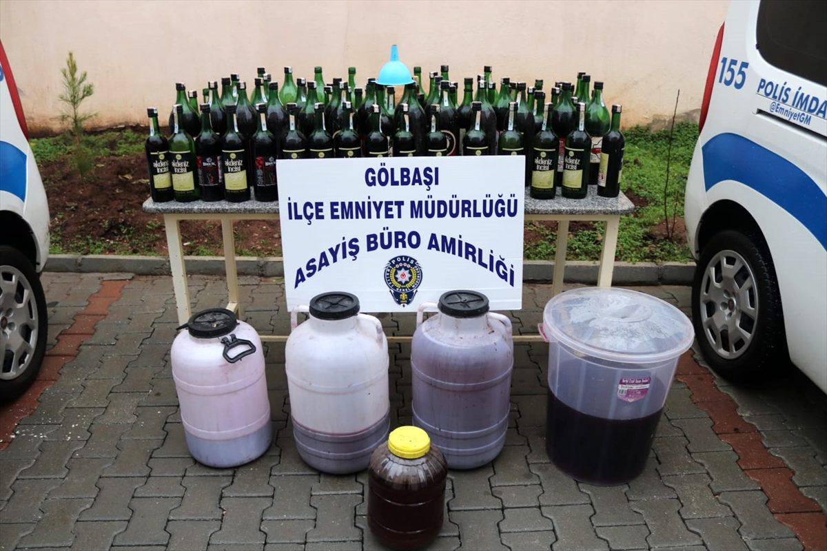 Adıyaman\'da 176,5 litre kaçak içki ele geçirildi