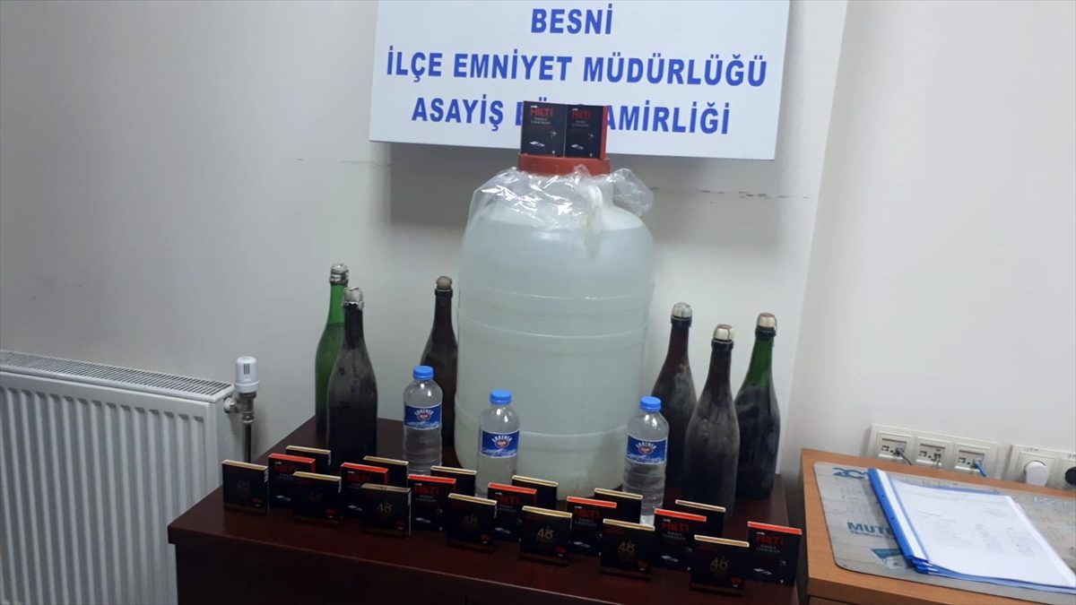 Adıyaman\'da kaçak içki operasyonu