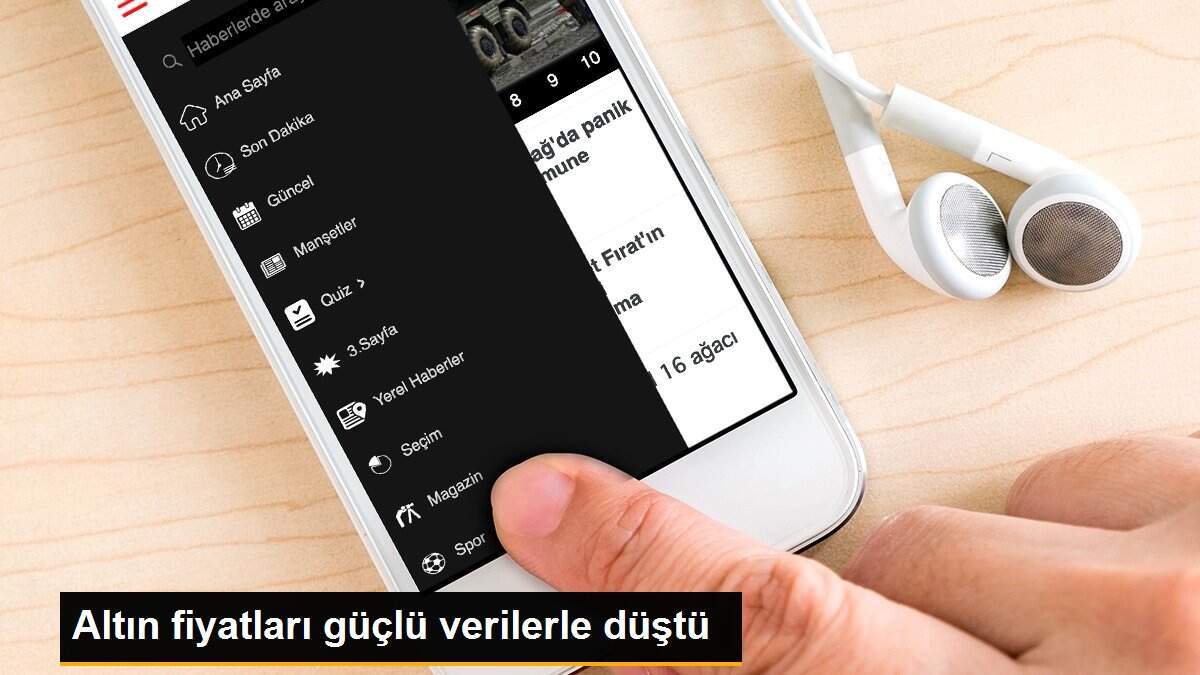 Altın fiyatları güçlü verilerle düştü