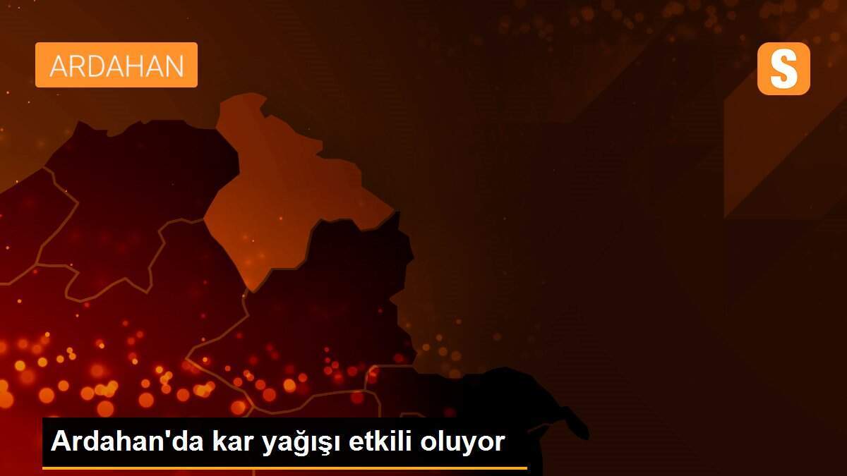 Ardahan\'da kar yağışı etkili oluyor