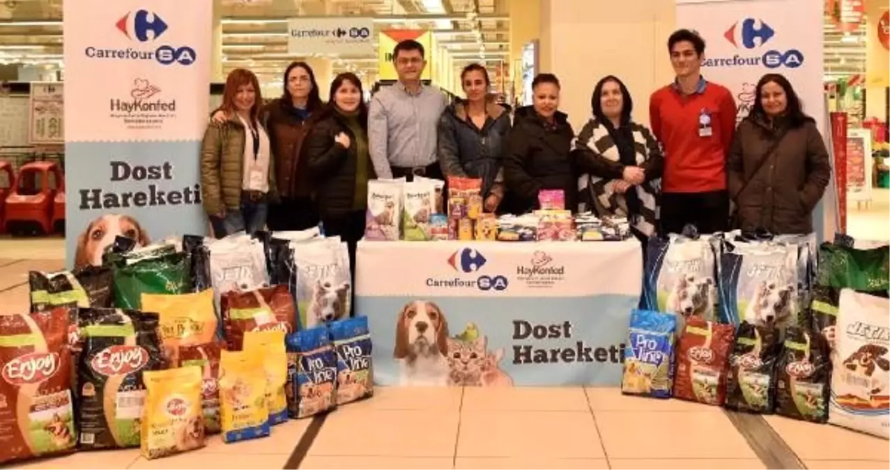 CarrefourSA\'dan minik dostlara mama desteği