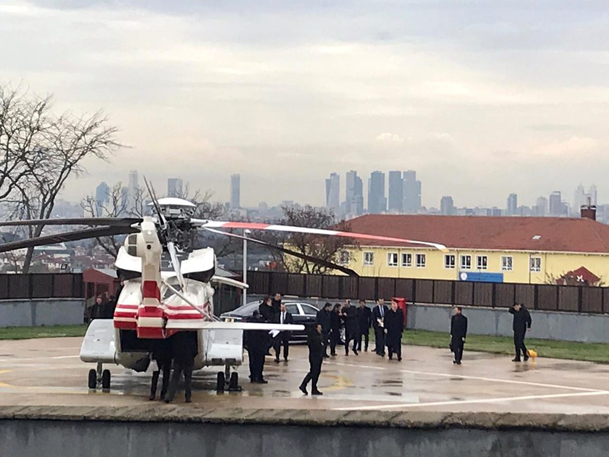 Cumhurbaşkanı Erdoğan helikopterle Gebze\'ye hareket etti