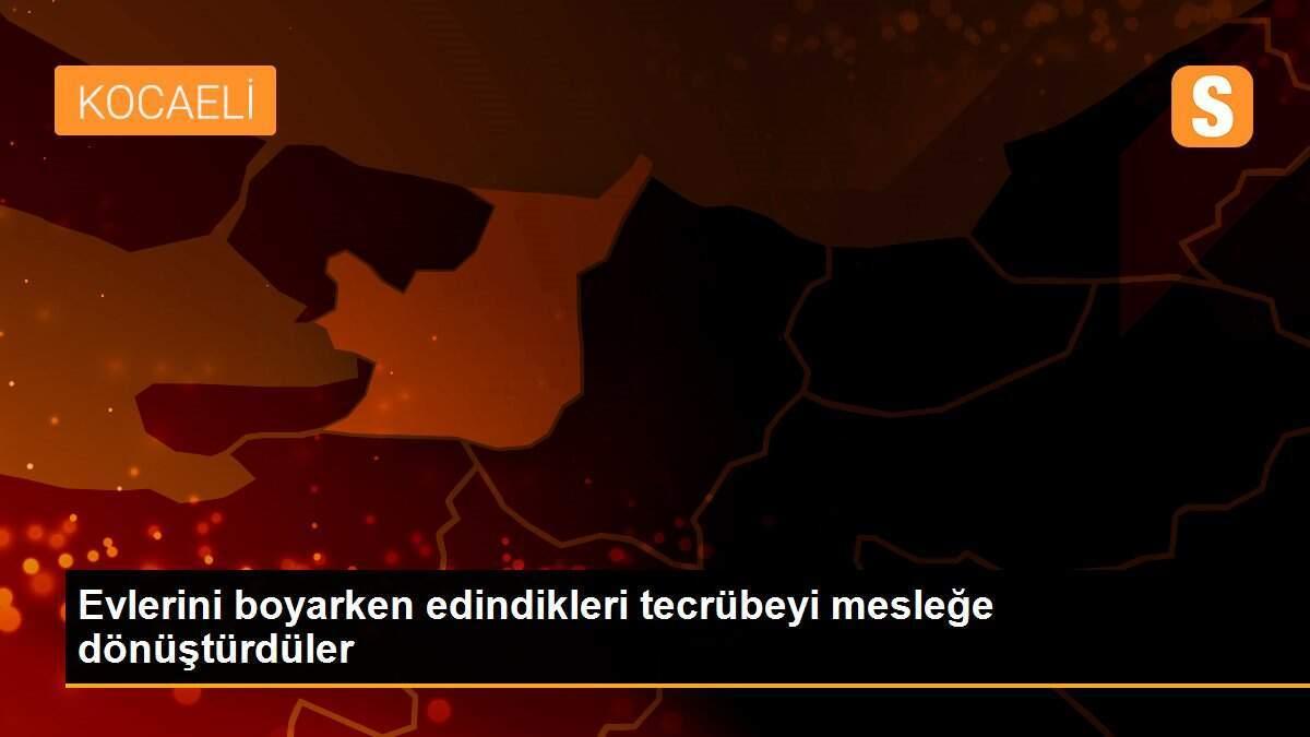 Evlerini boyarken edindikleri tecrübeyi mesleğe dönüştürdüler