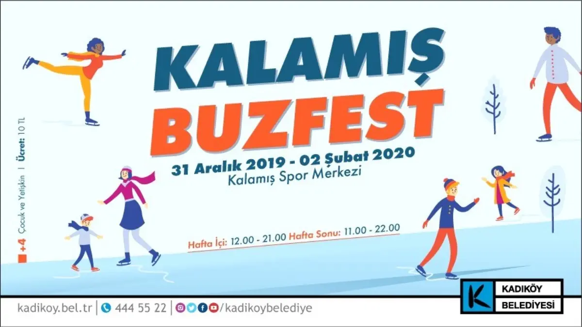 Kadıköy Belediyesi yeni yıla Buzfest ile giriyor