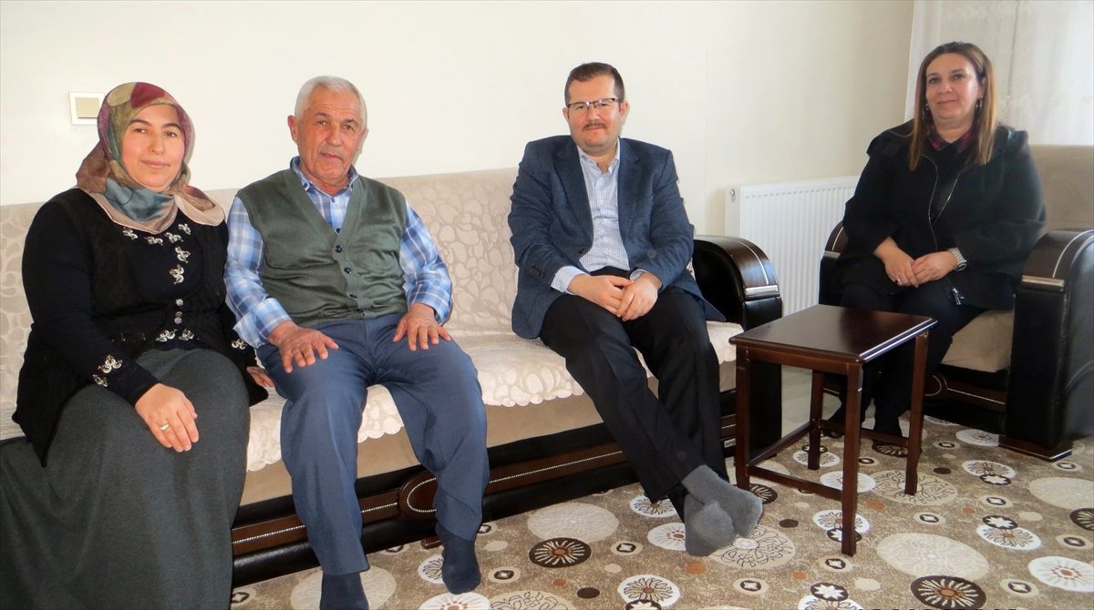 Kaymakam Kökçü Kıbrıs gazisini ziyaret etti