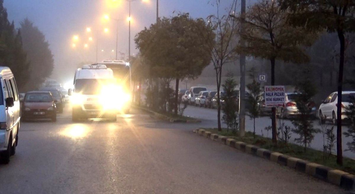 Kilis\'te yoğun sis etkili oldu