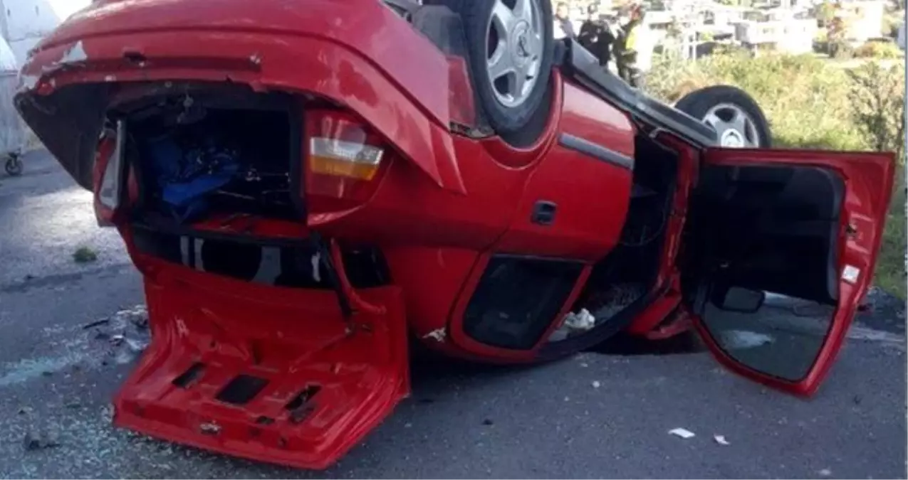 Otomobilini park ederken yüksekten düşen sürücü yaralandı