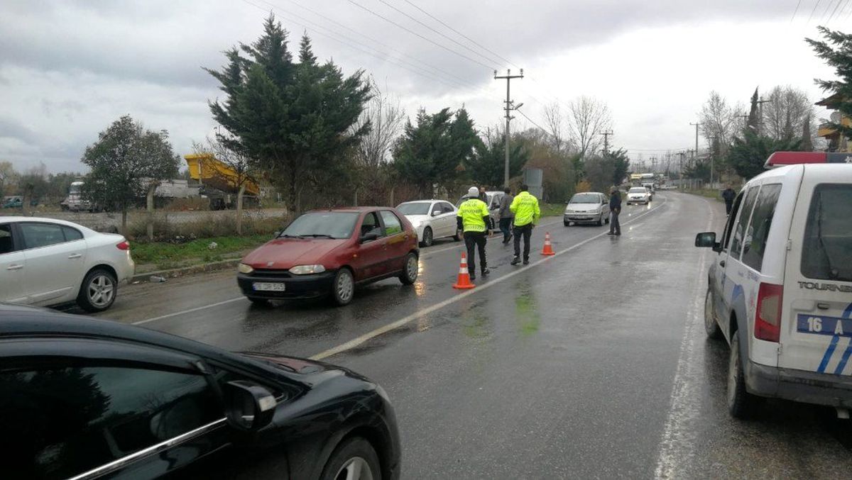 Polis silahları çekip yakaladı