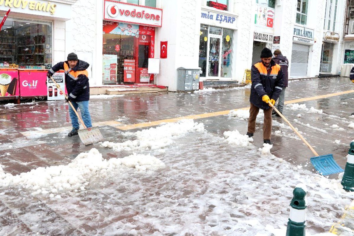 Yozgat\'ta kar yağışı