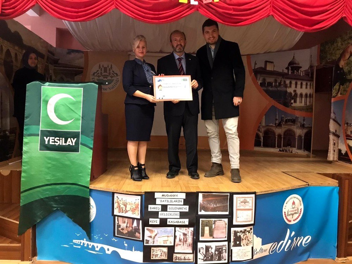 \'Benim Kulübüm Yeşilay\' projesi Edirne\'de hayat buluyor