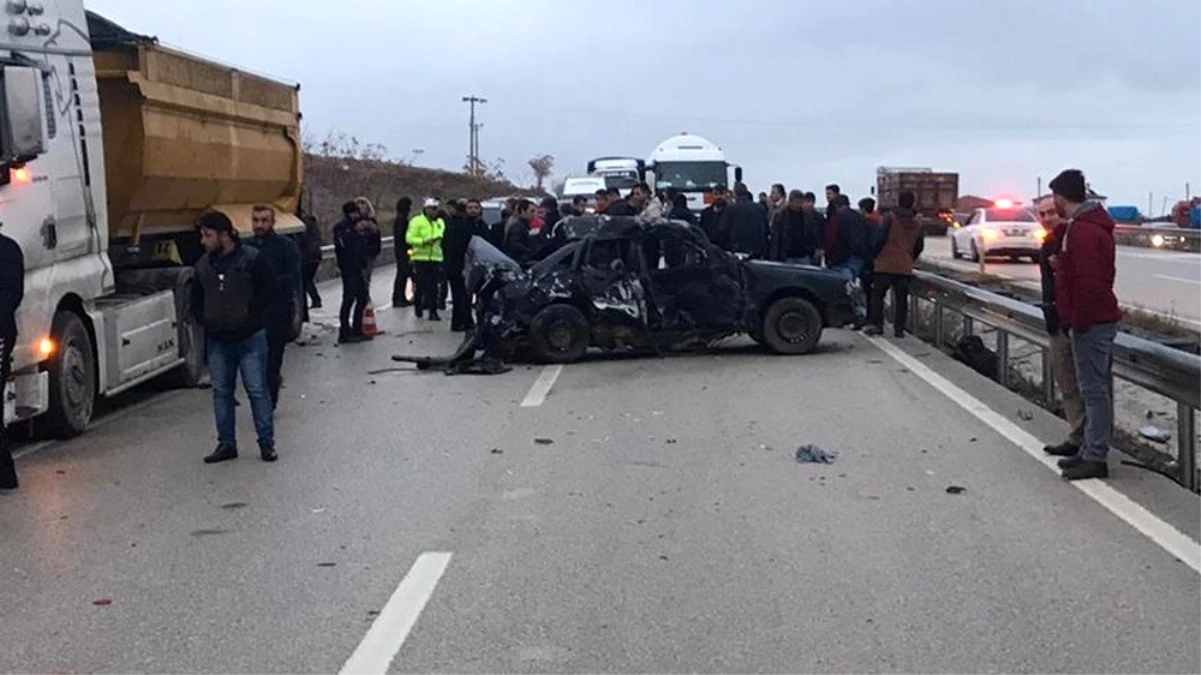 Kırıkkale\'de trafik kazası: 1 ölü, 1 yaralı