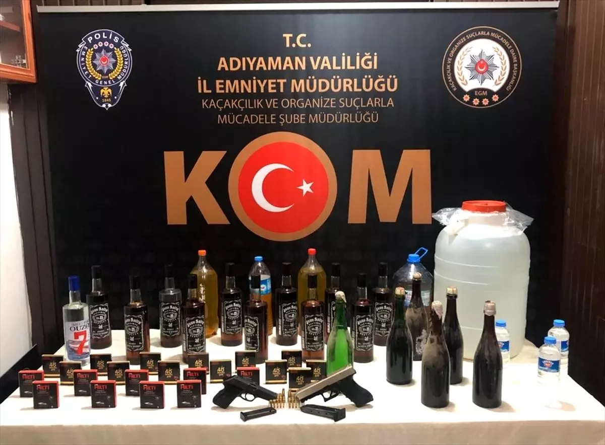 KOM koordinasyonunda yılbaşı öncesi sahte içki operasyonu