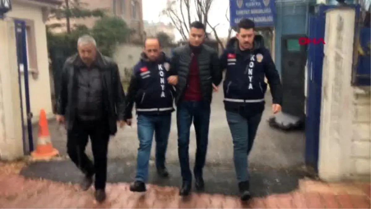 Konya yaralama ve iş yeri kurşunlama şüphelisi cezaevi firarisi minibüste yakalandı