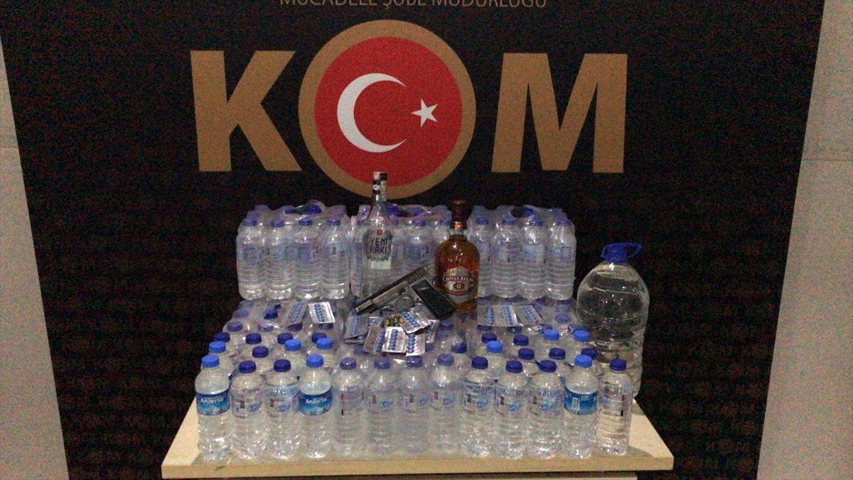Samsun\'da sahte ve kaçak içki operasyonu