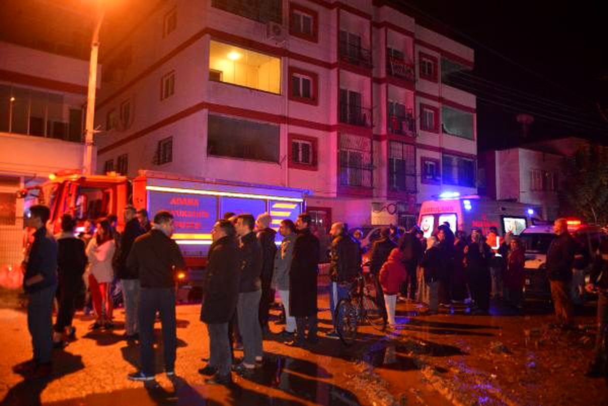 Zemin katta çıkan yangında 11 kişi dumandan etkilendi: 1 gözaltı