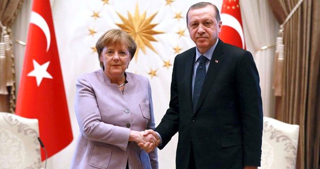 Cumhurbaşkanı Erdoğan ile Angela Merkel arasında önemli görüşme! Bölgesel konular ele alındı, System.String[]