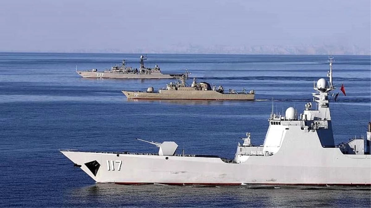 İran, Rusya ve Çin\'den Umman Denizi\'nde ortak askeri tatbikat