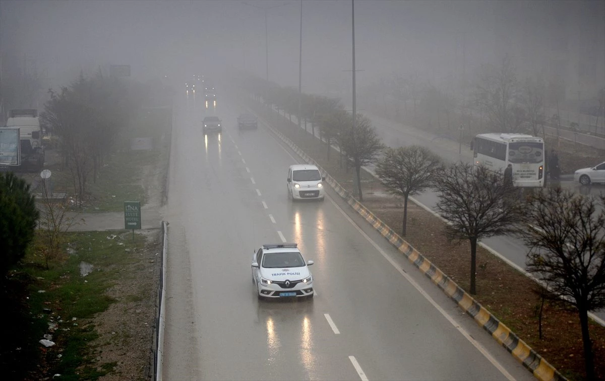 Kilis\'te yoğun sis etkili oluyor