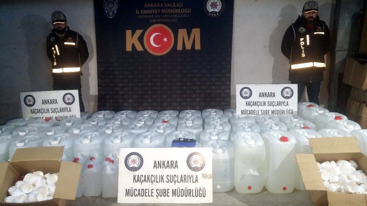 Ankara\'da yılbaşı öncesi sahte içki operasyonu