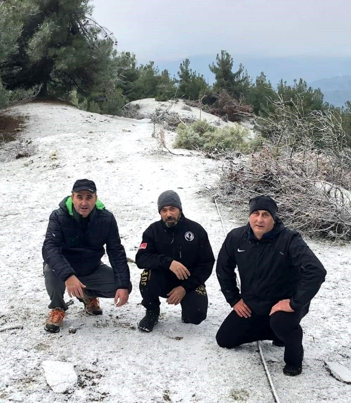 Aydınlılar hafta sonu kar görmeye gitti
