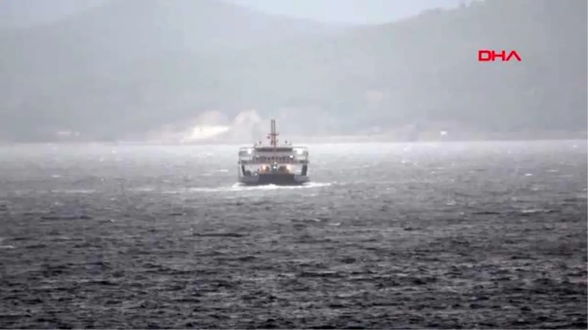 Çanakkale kuzey ege ve güney marmara\'daki adalara deniz ulaşımı sağlanamıyor