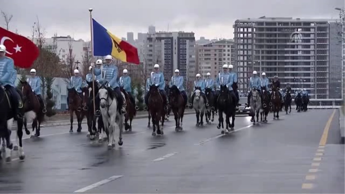 Cumhurbaşkanı Erdoğan, Moldova Cumhurbaşkanı Dodon\'u resmi törenle karşıladı (2)