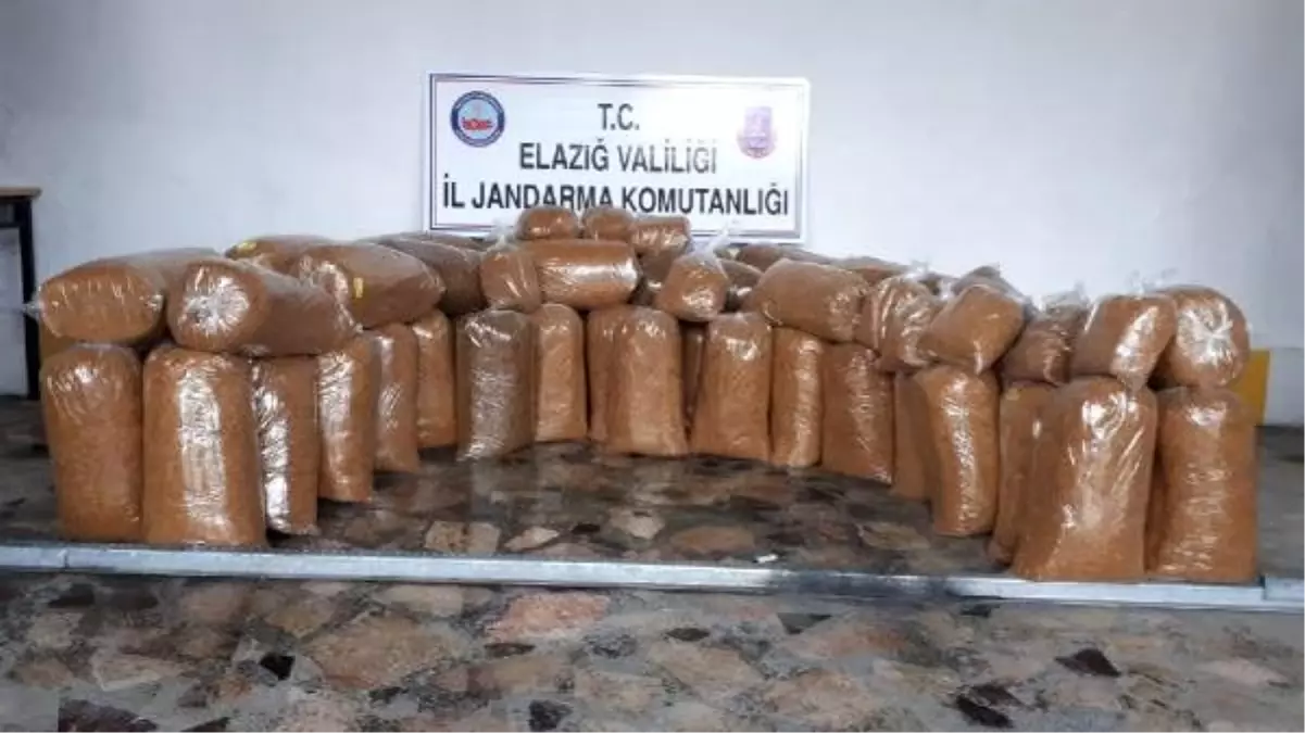 Elazığ\'da 328 kilo kaçak tütün ele geçirildi