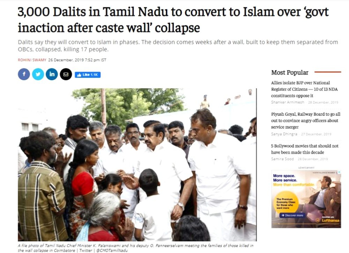 Hindistan\'da 3 bin Hindu Müslüman oluyor